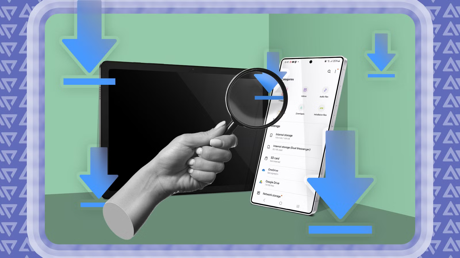 كيفية العثور على التنزيلات على هاتفك أو جهازك اللوحي الذي يعمل بنظام Android كيفية العثور على التنزيلات على هاتفك أو جهازك اللوحي الذي يعمل بنظام Android
