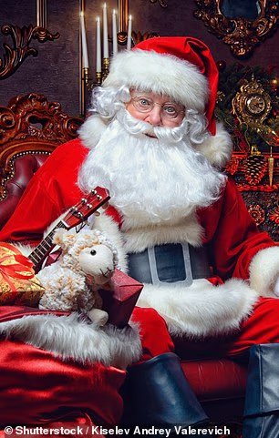 Kim Kardashians SKIMS brand ridiculed over sad, beige, Ozempic Santa This is hell Traditionally, Santa wear a red suit rather than a beige and is known for his jolly and round physique