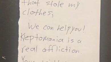 Neighbours passive aggressive note in the communal laundry room sparks fierce debate