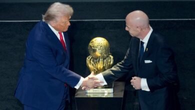 BUCKTIN MAGA fanboy Gianni Infantino’s degrading peace prize farce for Donald Trump