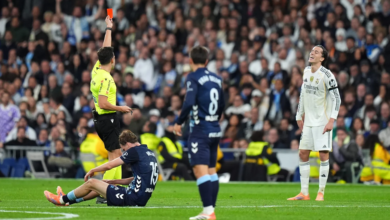 The referees report reveals the words spoken by the Real Madrid star before he was sent off from the Celta Vigo match
