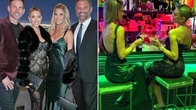 Christina Haack and Heather Rae El Moussa Get Glam for Double Date Night