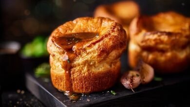 Do Yorkshire puddings REALLY belong in a Christmas feast? New poll reveals what Brits actually think about the roast dinner staple