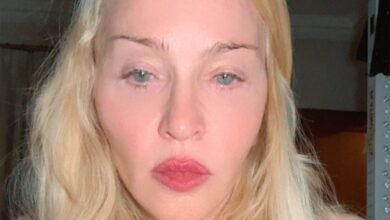 Madonna Shares Makeup-Free Selfie, Celebrates Hanukkah with Boyfriend, Twins