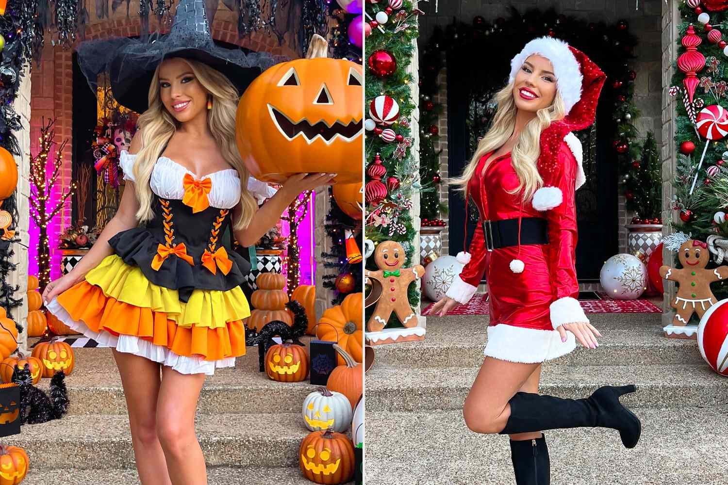 Viral Queen of Halloween Spends Close to 0K on Christmas Decor (Exclusive)