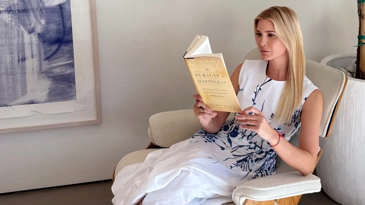 Writing on X, Ivanka Trump shared the 17 books that shaped her year of 2025