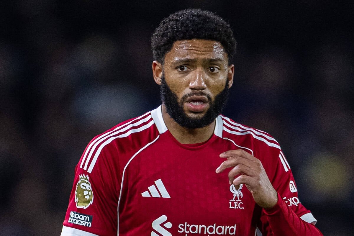 Joe Gomez Injury Update Hamstring Issue Not Serious Joe Gomez Injury Update Hamstring Issue Not Serious