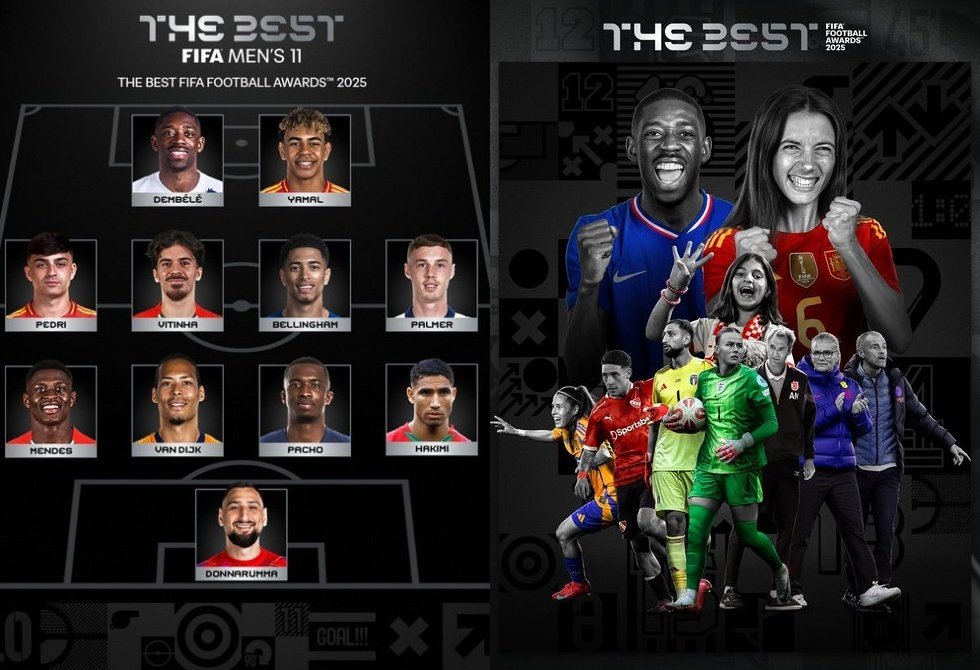 رسميا.. قائمة الفائزين بجوائز The Best من FIFA