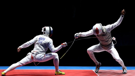 The International Fencing Federation allows young Russian athletes to participate in international competitions with their national symbols