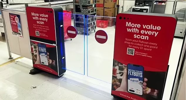 The gates follow a similar move by Coles, which faced backlash for installing automatic exit barriers to stop shoplifters