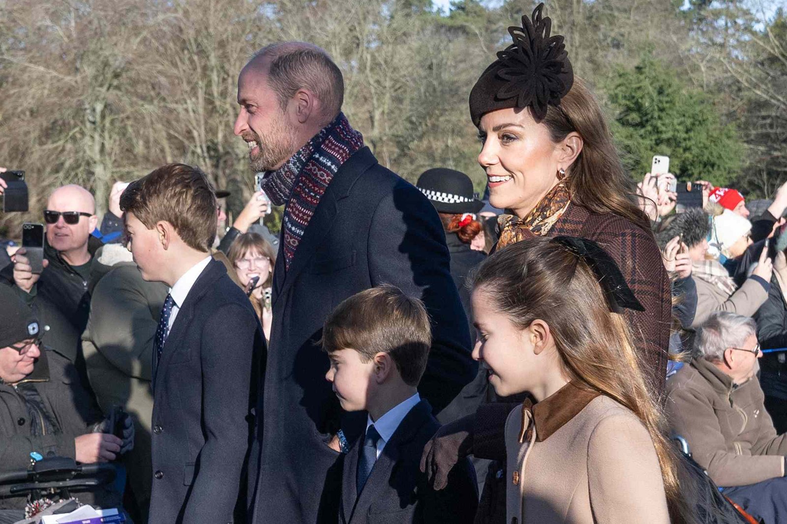 Prince George, Princess Charlotte and Prince Louis Join Royal Christmas Walk