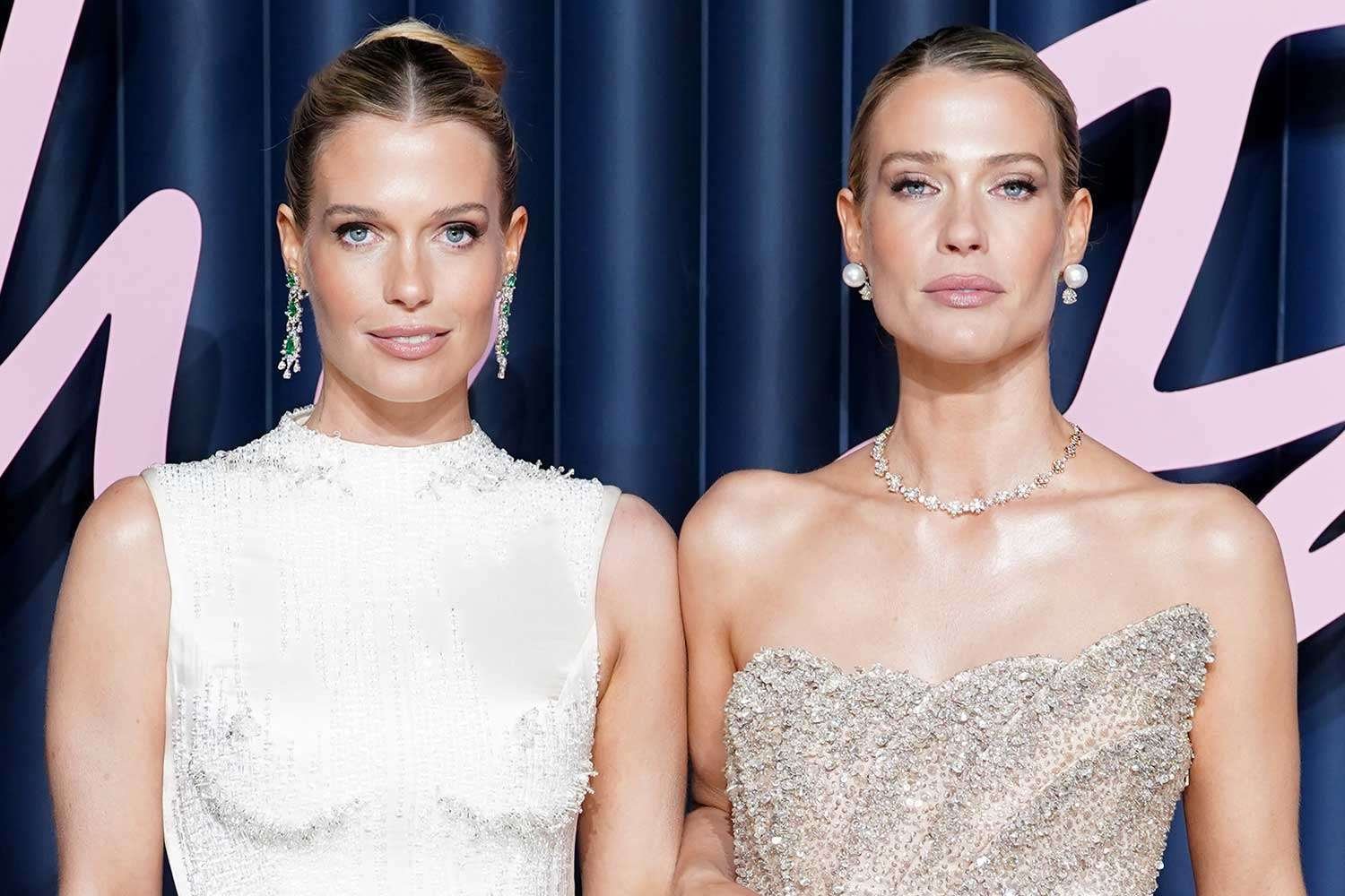 Lady Amelia and Lady Eliza Wear Coordinating Sparkly Dresses to 2025 Fashion Awards