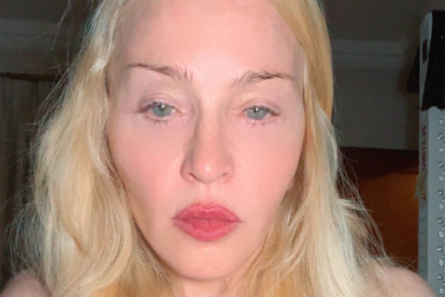 Madonna Shares Makeup-Free Selfie, Celebrates Hanukkah with Boyfriend, Twins Madonna Shares Makeup-Free Selfie, Celebrates Hanukkah with Boyfriend, Twins
