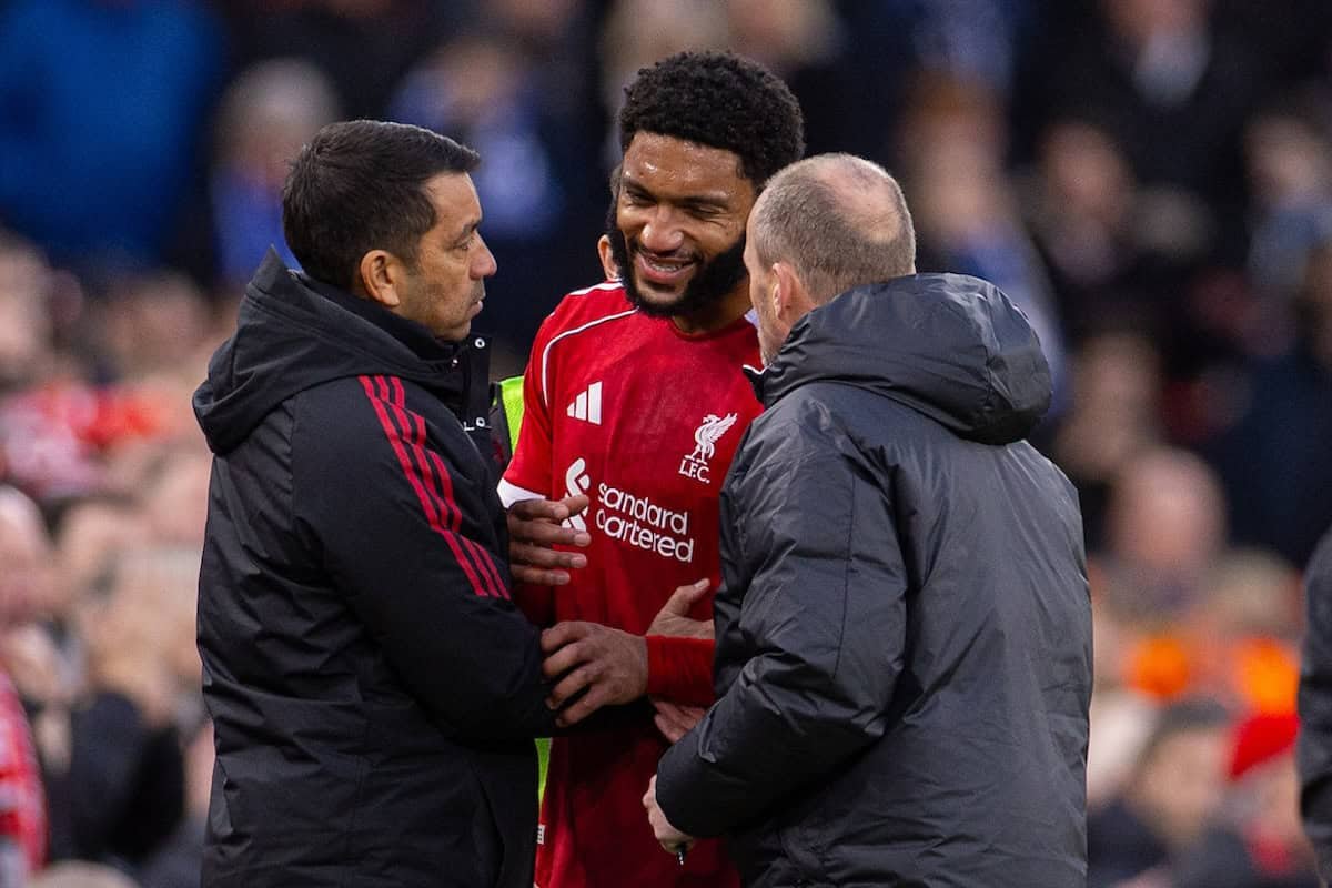 Joe Gomez Injury Update Hamstring Issue Not Serious Joe Gomez Injury Update Hamstring Issue Not Serious