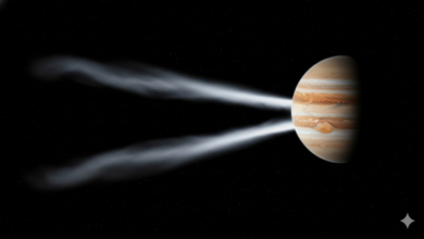 Astronomers have spotted two flowing tails on an exoplanet for the first time