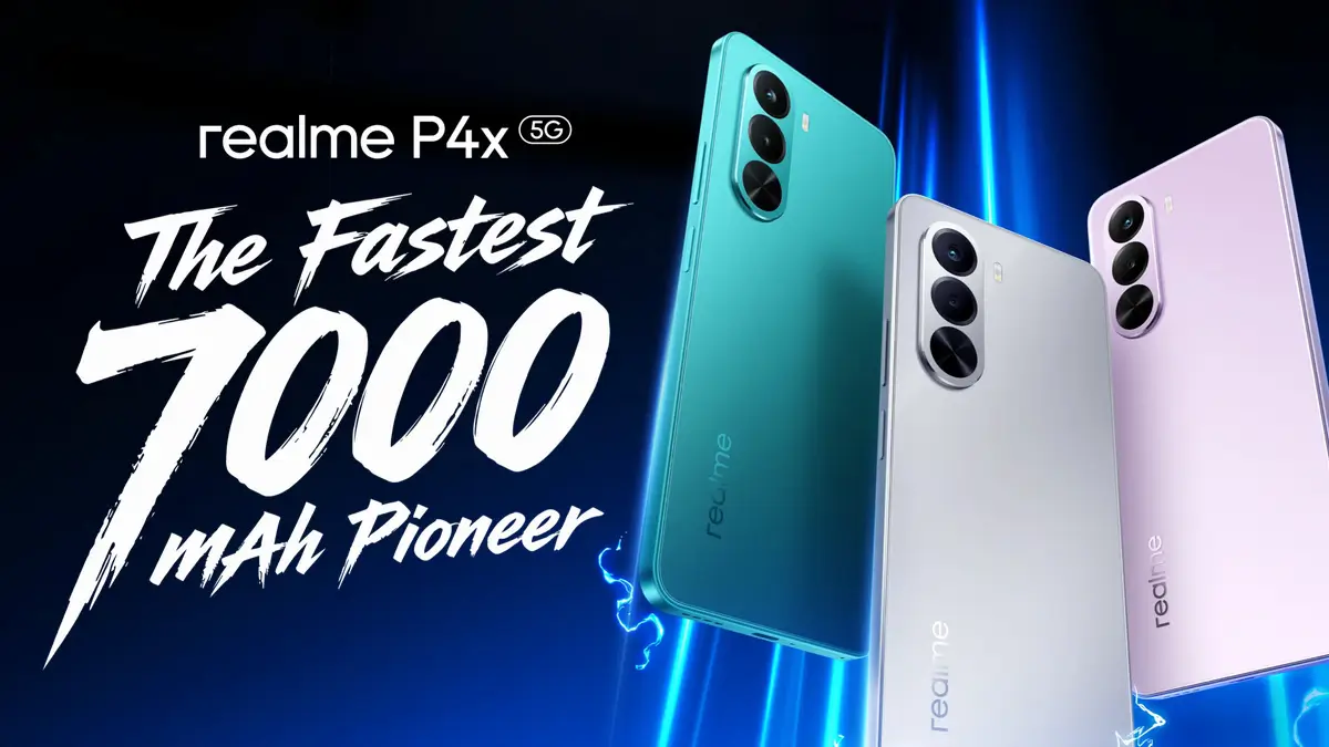 Realme P4x officially reveals… 7000mAh battery and 144Hz screen at a surprising price!