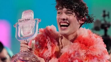 Eurovision champion Nemo returns the 2024 winners trophy to protest Israels inclusion
