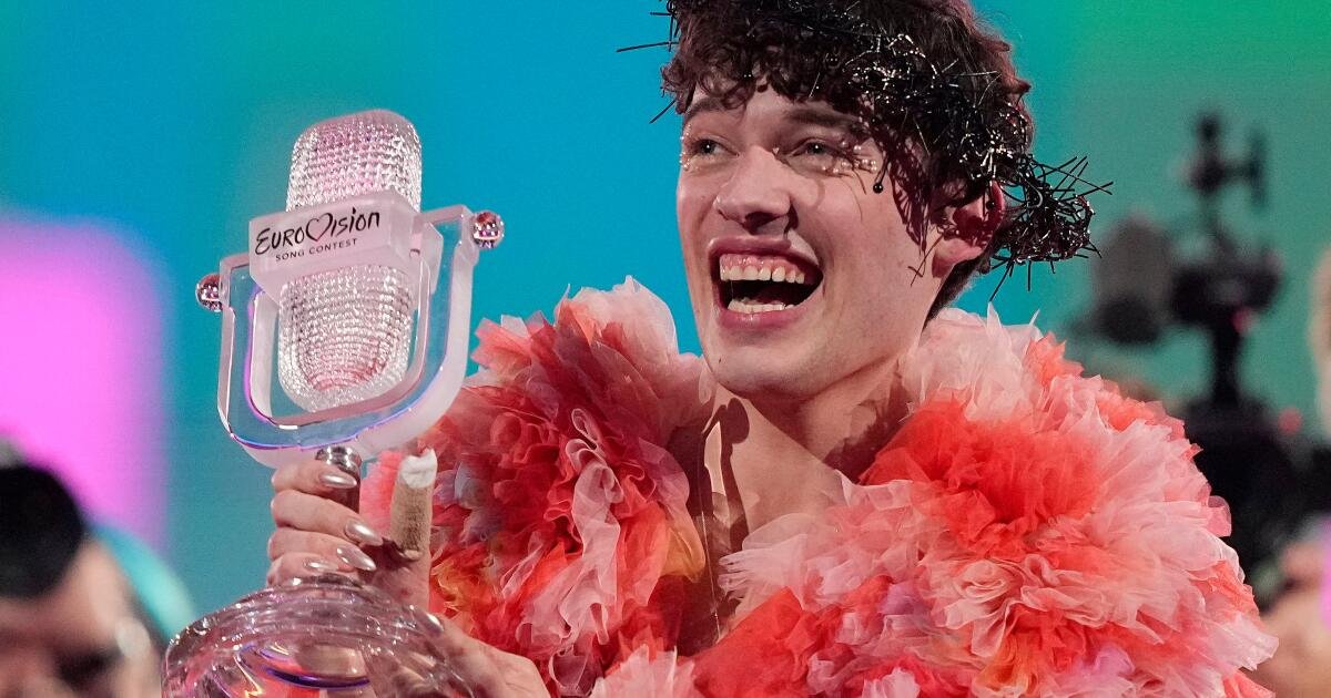 Eurovision champion Nemo returns the 2024 winners trophy to protest Israels inclusion