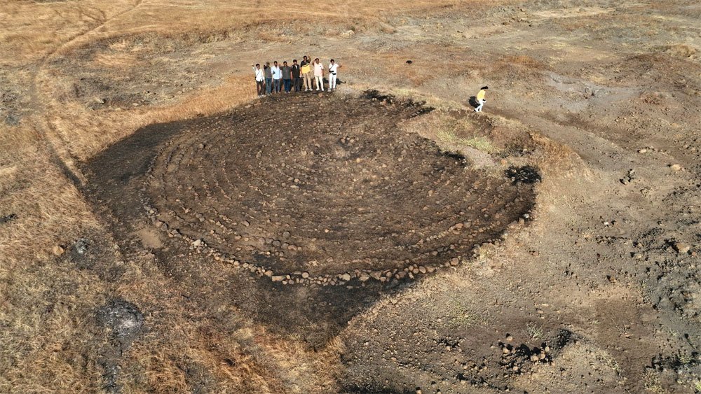 اكتشاف أكبر متاهة مستديرة قديمة في الهند اكتشاف أكبر متاهة مستديرة قديمة في الهند