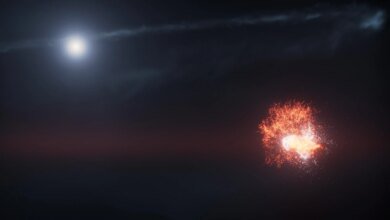 ما بدا وكأنه كوكب كان في الواقع تحطمًا كونيًا