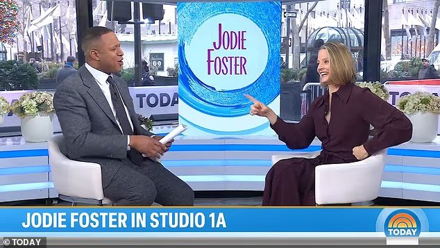 Jodie Foster suffers very embarrassing blunder live on the Today show... leaving host Craig Melvin unamused Jodie Foster suffers very embarrassing blunder live on the Today show... leaving host Craig Melvin unamused