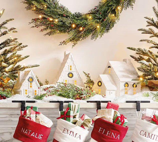 Major brands slash prices of Christmas stock in the January sales - as shoppers snap up discounts on artificial trees, lights, cards, crackers and with up to 70% off Major brands slash prices of Christmas stock in the January sales - as shoppers snap up discounts on artificial trees, lights, cards, crackers and with up to 70% off