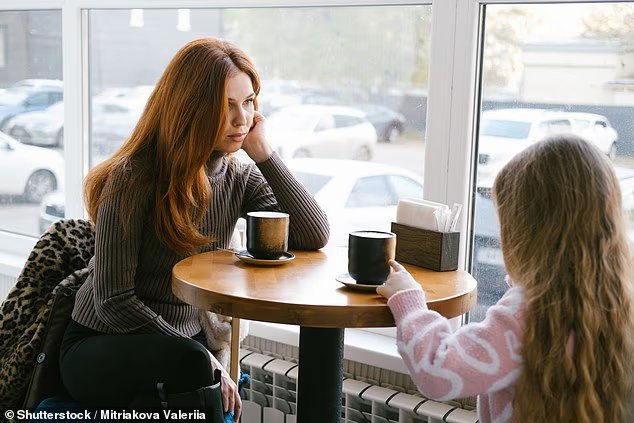 Molly said a waitress came over to the table with her coffee, leaned over and 'whispered' to her: 'Would the kids like hot chocolate?' (Picture: stock image)