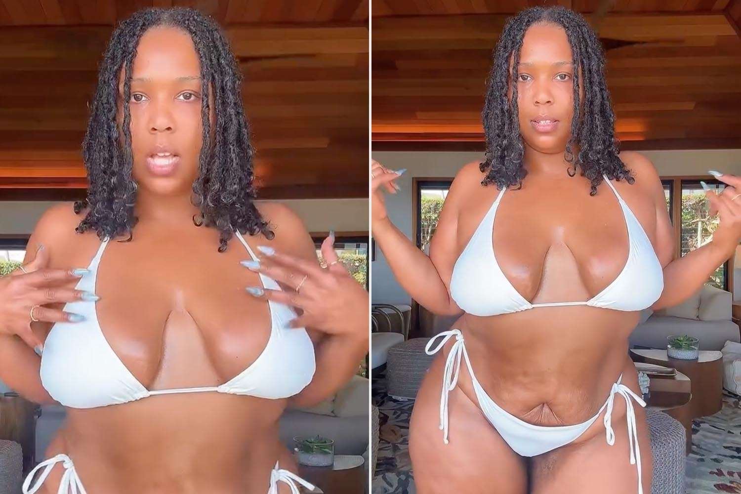 Lizzo Flaunts Her Figure in White Bikini in First Post of New Year