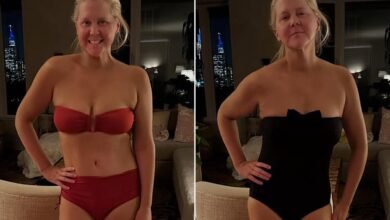 Amy Schumer Models Collection of Bikinis During ‘Self Care’ Trip