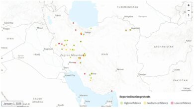 Protests erupt in Irans capital after exiled princes call; internet cuts out soon after