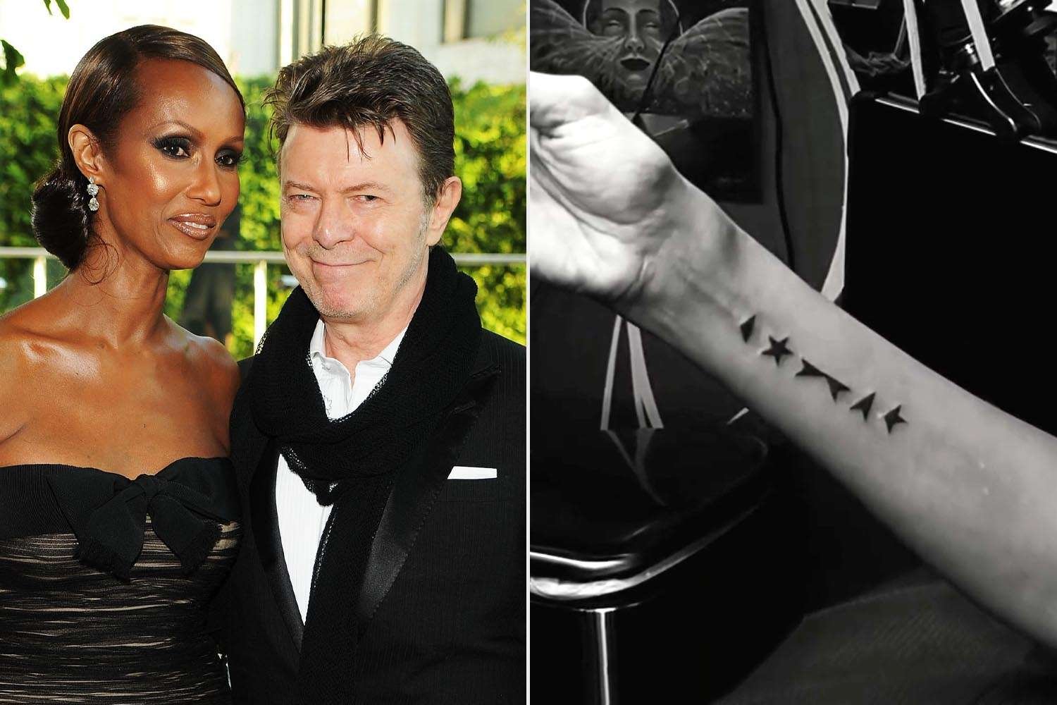 Iman Gets Tattoo for Late Husband David Bowie on 10th Death Anniversary Photo