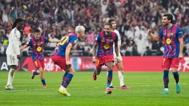 برشلونة يهزم ريال مدريد ويتوج بكأس السوبر الإسباني
