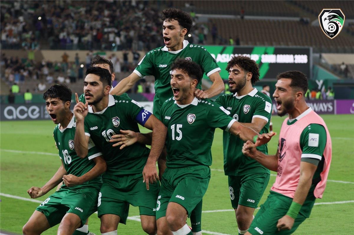 The date of the match between Syria and the Emirates today in the AFC U-23 Nations Cup