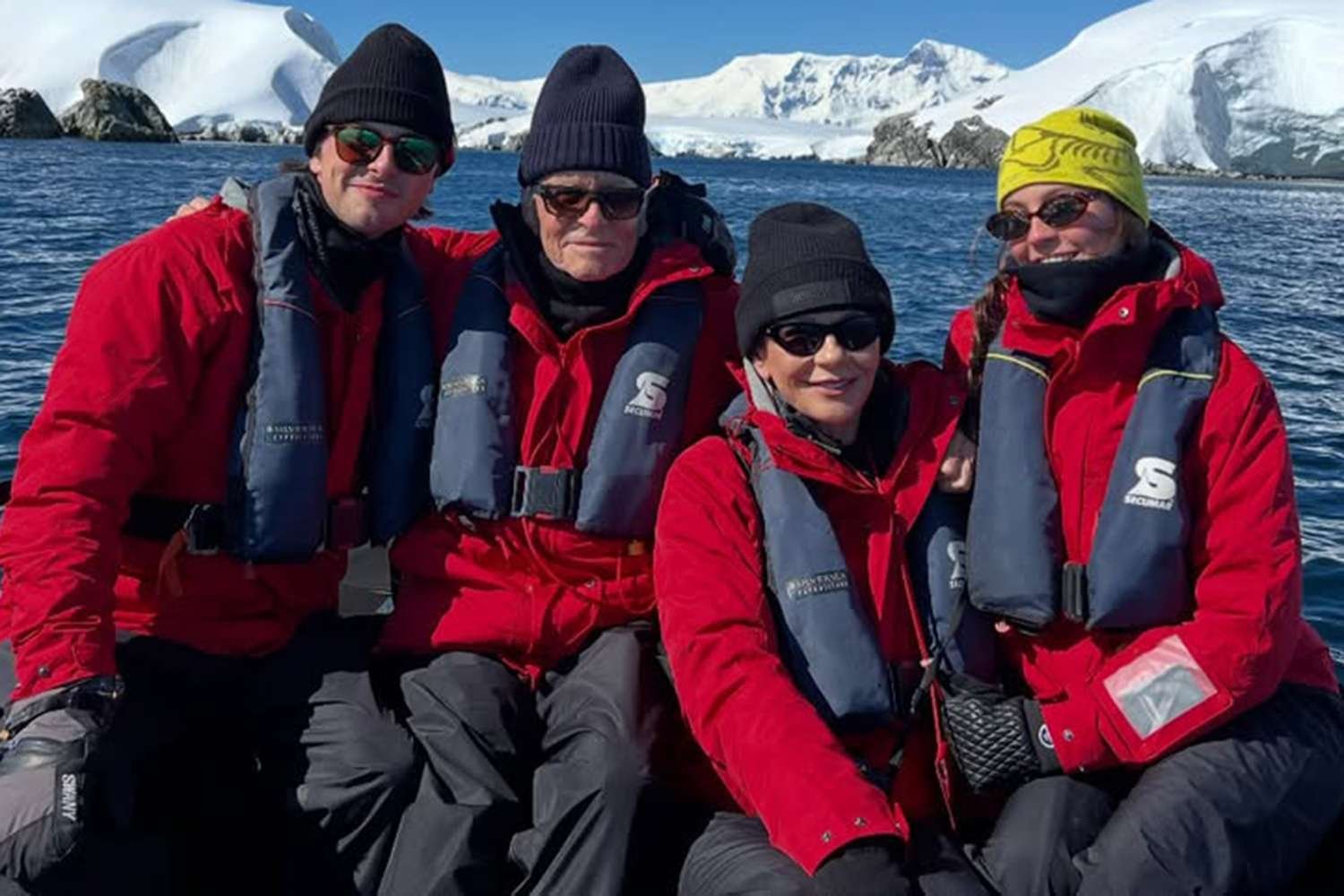 Michael Douglas and Catherine Zeta-Jones Vacation with Their Kids in Antarctica