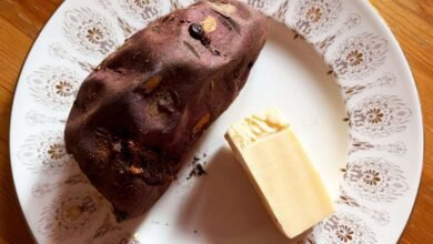 I Tried Courtney Cooks Viral Cheese-Stuffed Sweet Potato