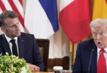 Trump threatens Macron with champagne tariffs after refusal to join Gaza peace board