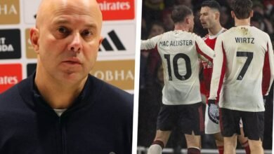 Arne Slot Reacts to Martinelli Shove; Bradley Leaves on Crutches Arne Slot Reacts to Martinelli Shove; Bradley Leaves on Crutches