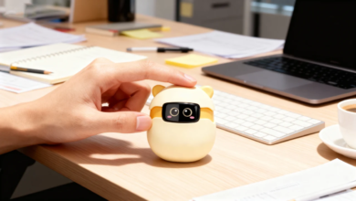 Takway unveils Tamagotchi-inspired AI pet Sweekar at CES 2026