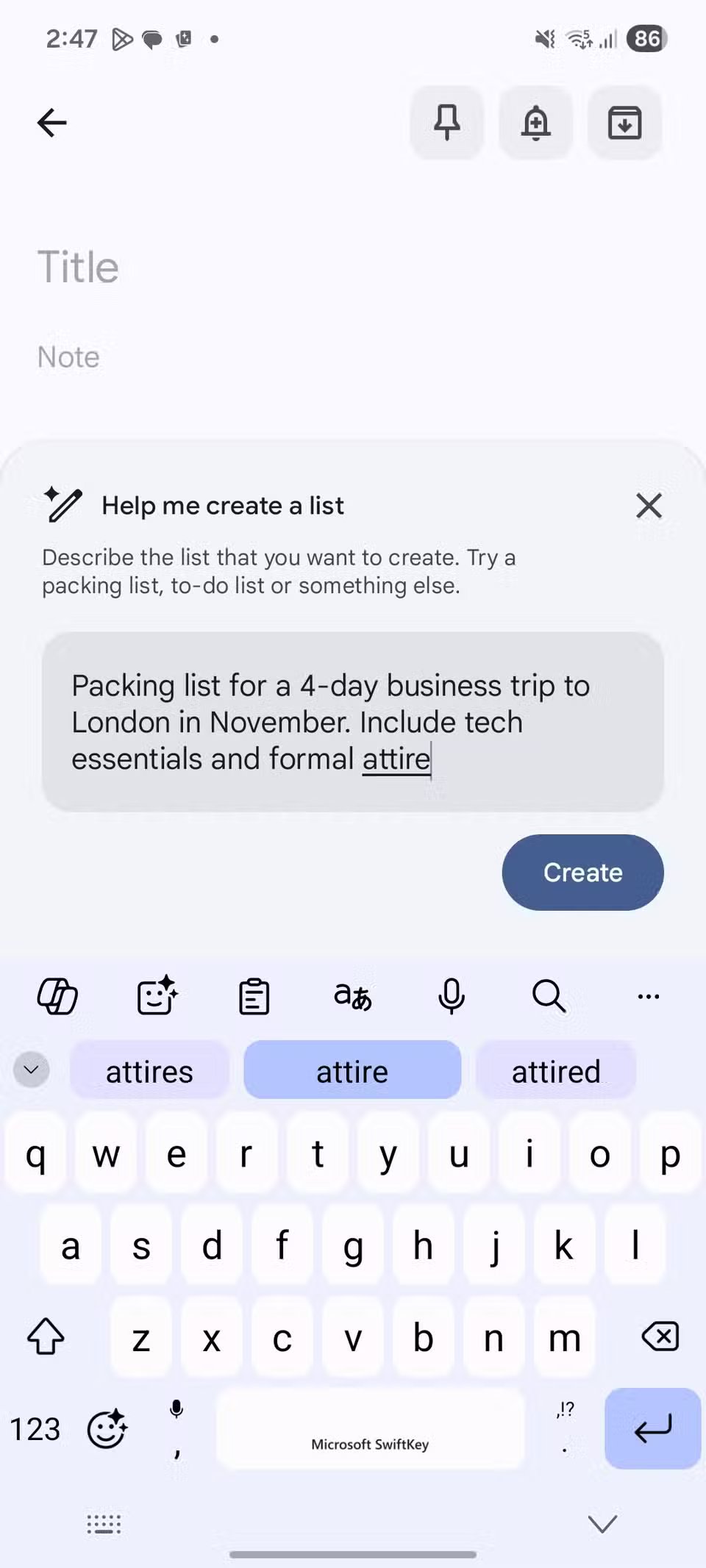 يعد Gemini في Google Keep أقوى مما كنت أعتقد في البداية