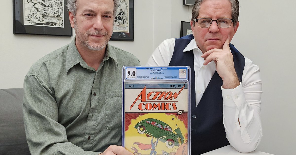 Rare Superman comic once stolen from Nicolas Cage sells at auction for record  million