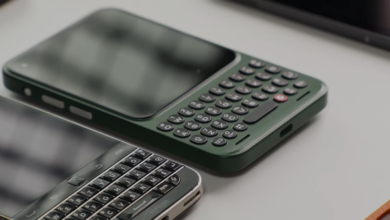 يجمع Click Communicator بين وظيفة Blackberry الكلاسيكية وشكل الهاتف الذكي الحديث