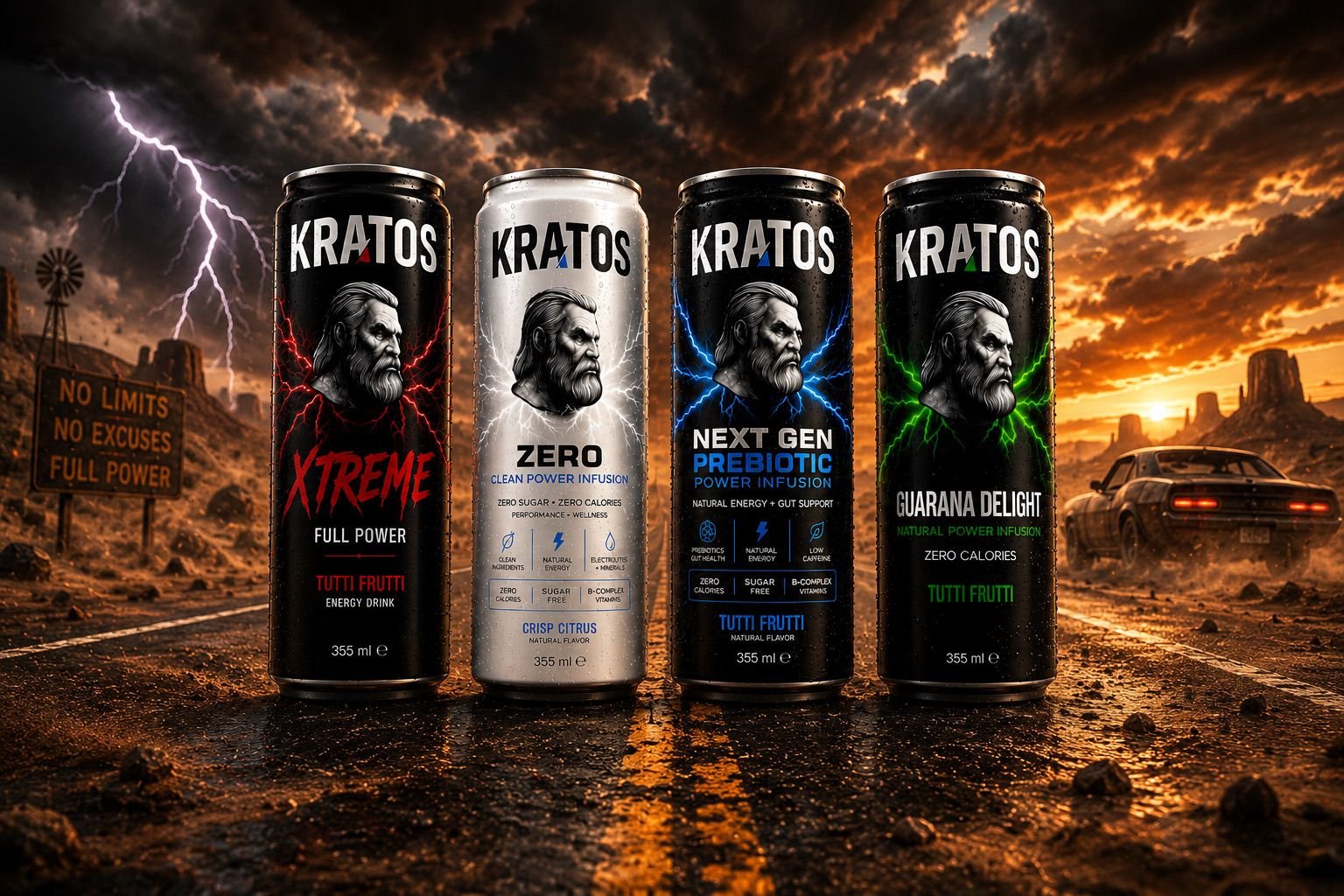 KRATOS Guarana Delight is appearing on Lebanese shelves.