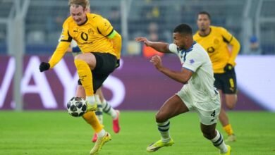 دورتموند يحسم مواجهة هامبورغ 2-0 رغم طرد إيناسيو